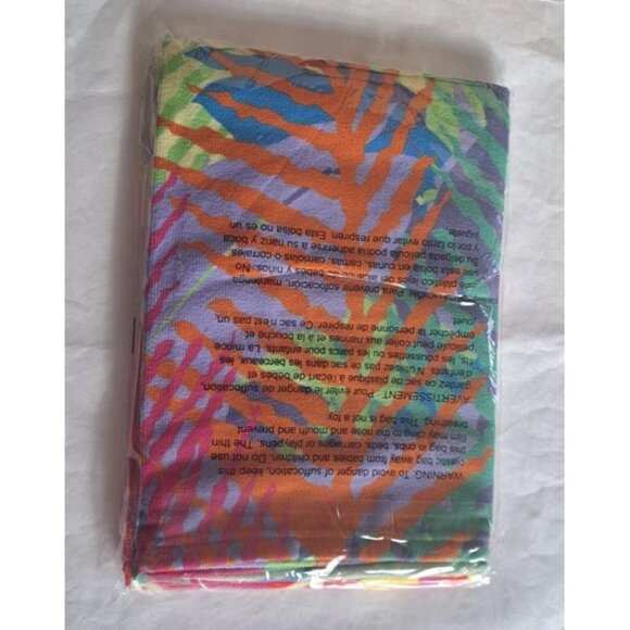 New Licensed MTV Music Television Beach Bath Pool Gift Towel Palm Tree NIP NWT - Picture 2 of 2